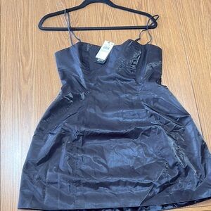 DANIELLE BERNSTEIN Blue Sleeveless Mini Sundress